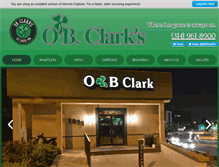 Tablet Screenshot of obclark.com